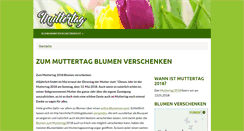 Desktop Screenshot of muttertagblumen.net